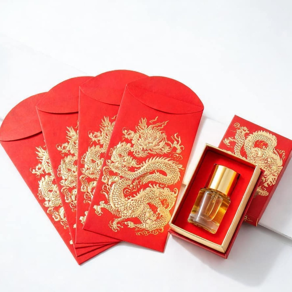 瑞兽纹红包与春联