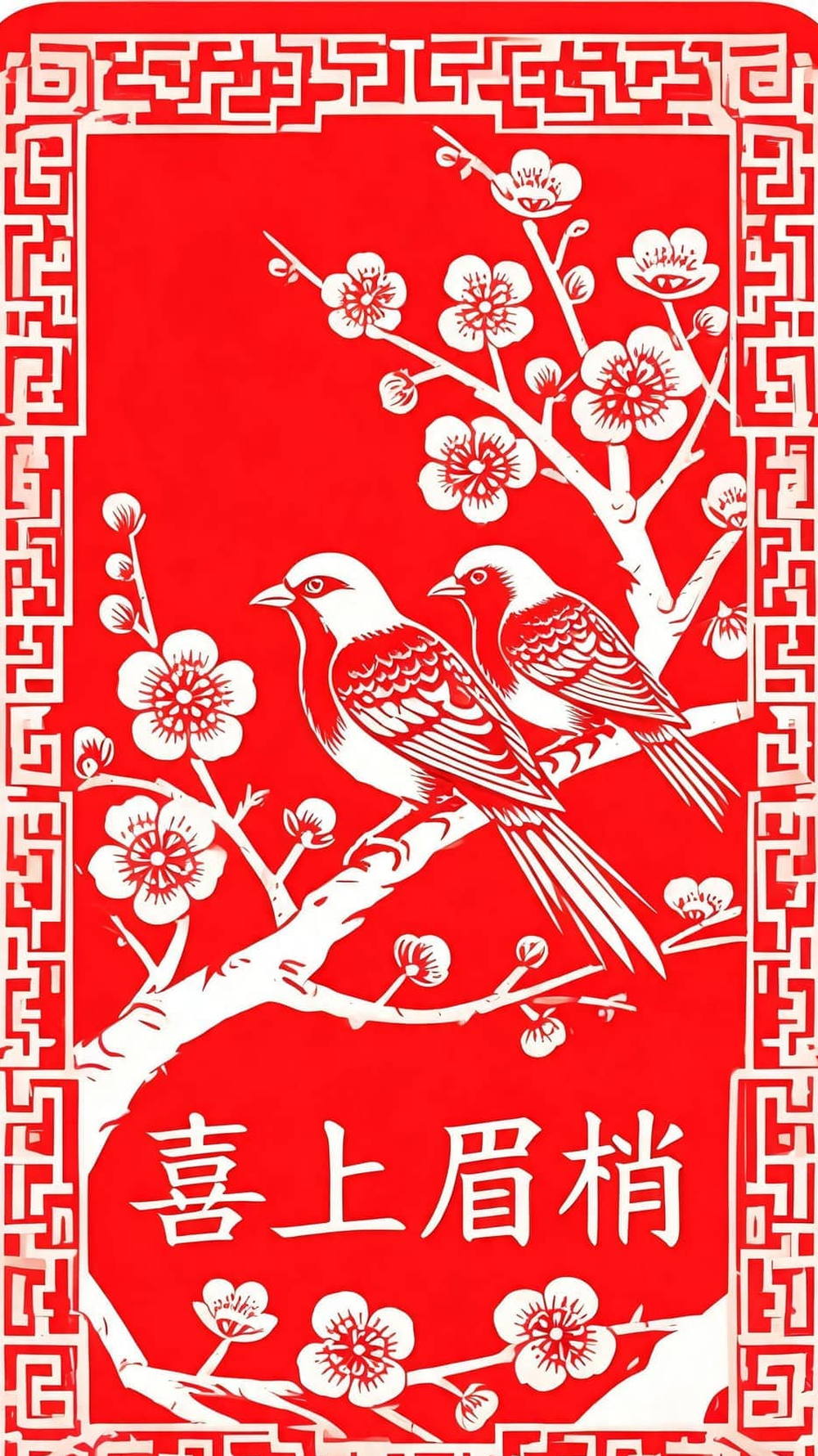 窗花样壁纸