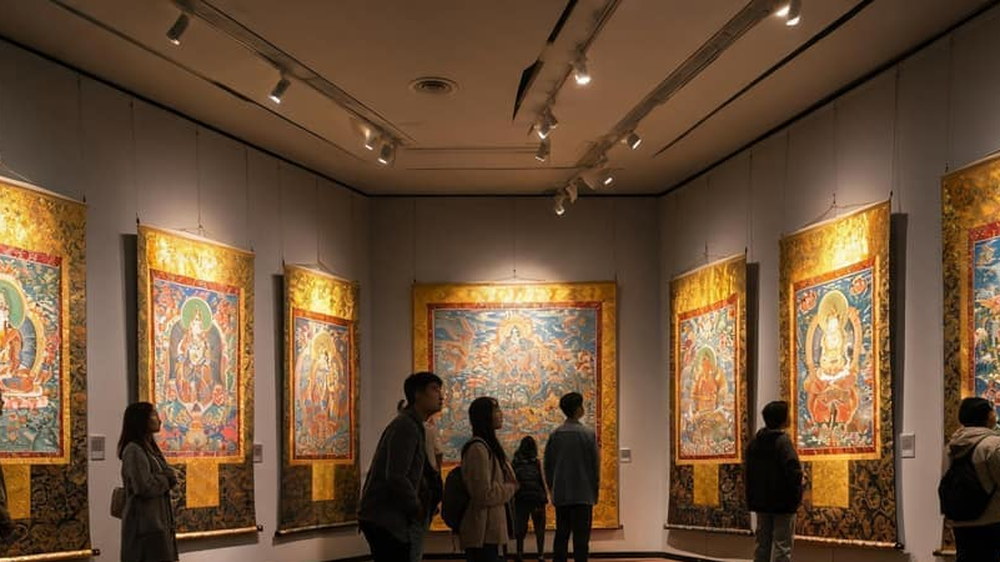 唐卡艺术展览门票/图录