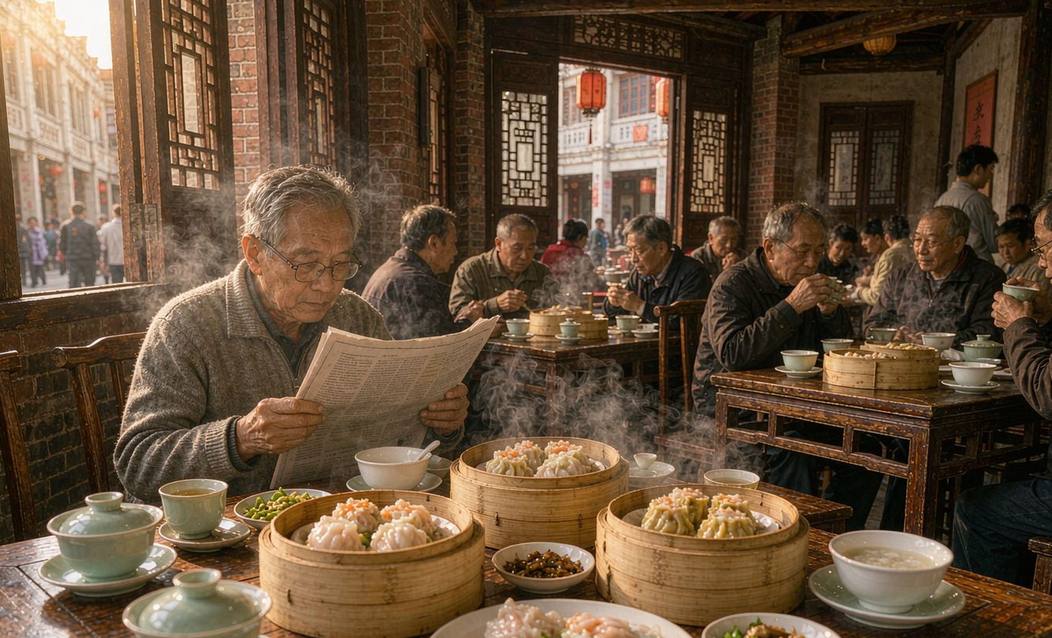 潮州古城早茶与小吃